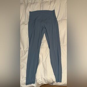 LULULEMON LEGGINGS! size 12 bluish grey
